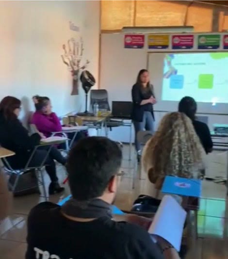 Capacitación en una sala de clases