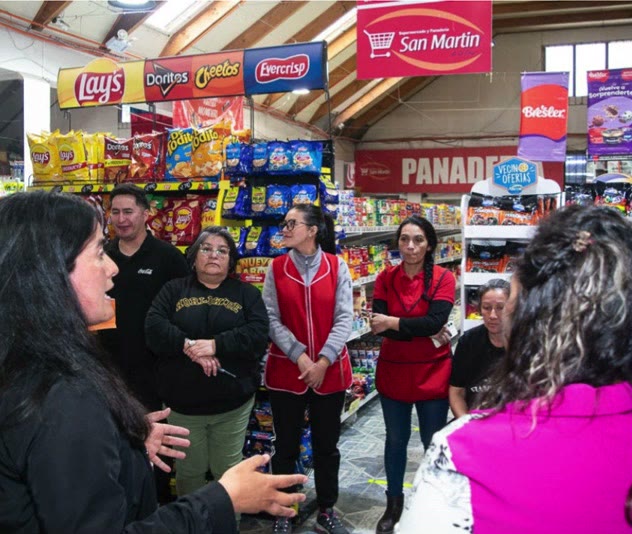 Capacitación al equipo de un supermercado